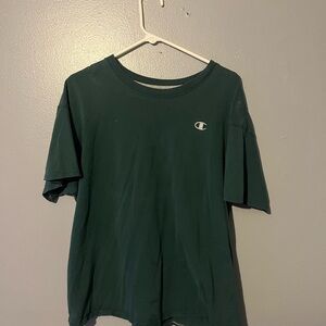 Forest green champion embroidered XL shirt